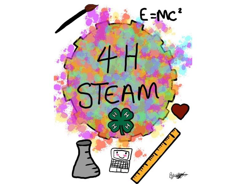 Logo for 2025 MA 4-H STEAM Festival